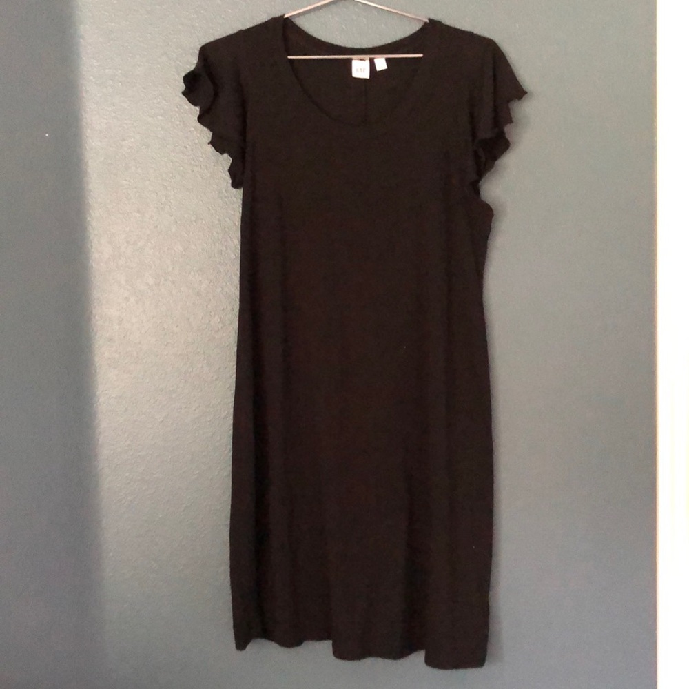 Gap black short sleeve casual dress - M